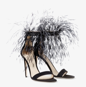 Black Feathers With Gunmetal Hardware"data Src="//cdn - Basic Pump, HD Png Download, Free Download